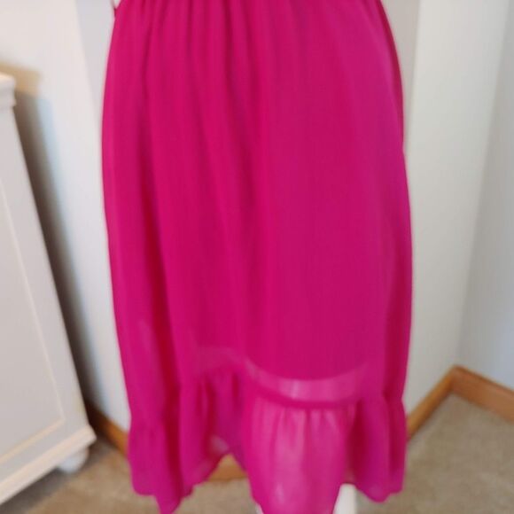 Womens L Forever 21 dress spaghetti strap pink - Picture 5 of 8